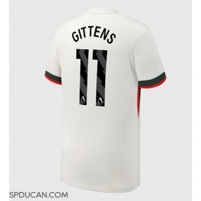 Muški Nogometni Dres Chelsea Jamie Gittens #11 Gostujuci 2025-26 Kratak Rukav Muški Nogometni Dres Chelsea Jamie Gittens #11 Gostujuci 2025-26 Kratak Rukav